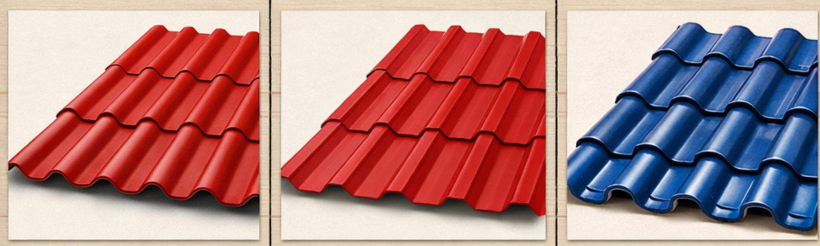 Different corrugated and trapezoidal profiles for roofing Different corrugated and trapezoidal profiles for roofing
